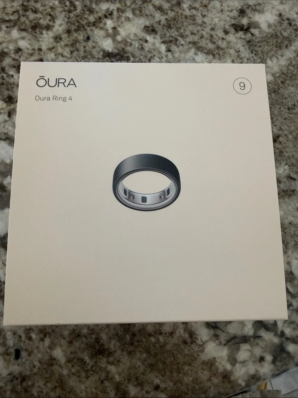 Oura Ring 4.  Size 9.